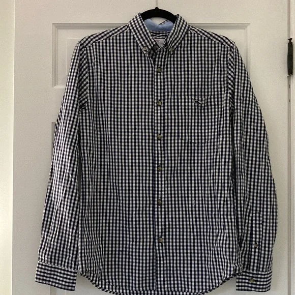 VV for Target Mens Checkered Button Down - Picture 1 of 4